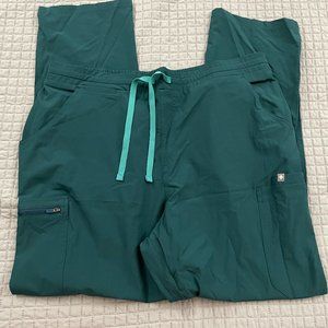 FIGS women's Caribbean Blue FIONLITE™ Yola - Skinny Scrub Pants - XL